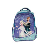 Hectarul - Ghiozdan Mare cu 3 Compartimente, Frozen Ana si Elsa 42 Cm